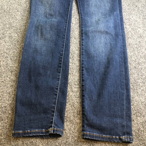Judy Blue Jeans Womens 3/26 Blue Straight Fit Denim Stretch Mid Rise Comfy 26x30 - Picture 2 of 12